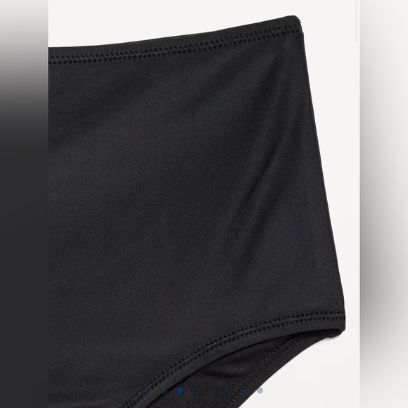 🆕 Old Navy Women’s Matte High-Waisted Bikini Swim Bottoms Black L 12-14 - Picture 4 of 14